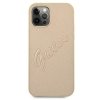 Guess GUHCP12LRSAVSLG iPhone 12 ProMax 6,7 złoty/gold hardcase Saffiano Vintage Script